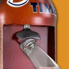 Beer Time Wall Mounted Bottle Opener & Cap Catcher